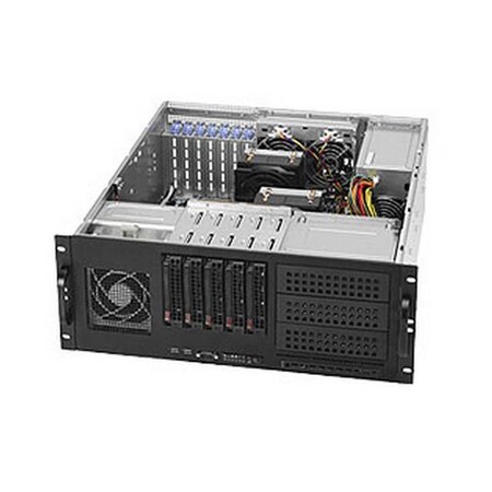 Supermicro SuperChassis 865W 4U Rackmount Server Chassis (Black) CSE-842TQ-865B